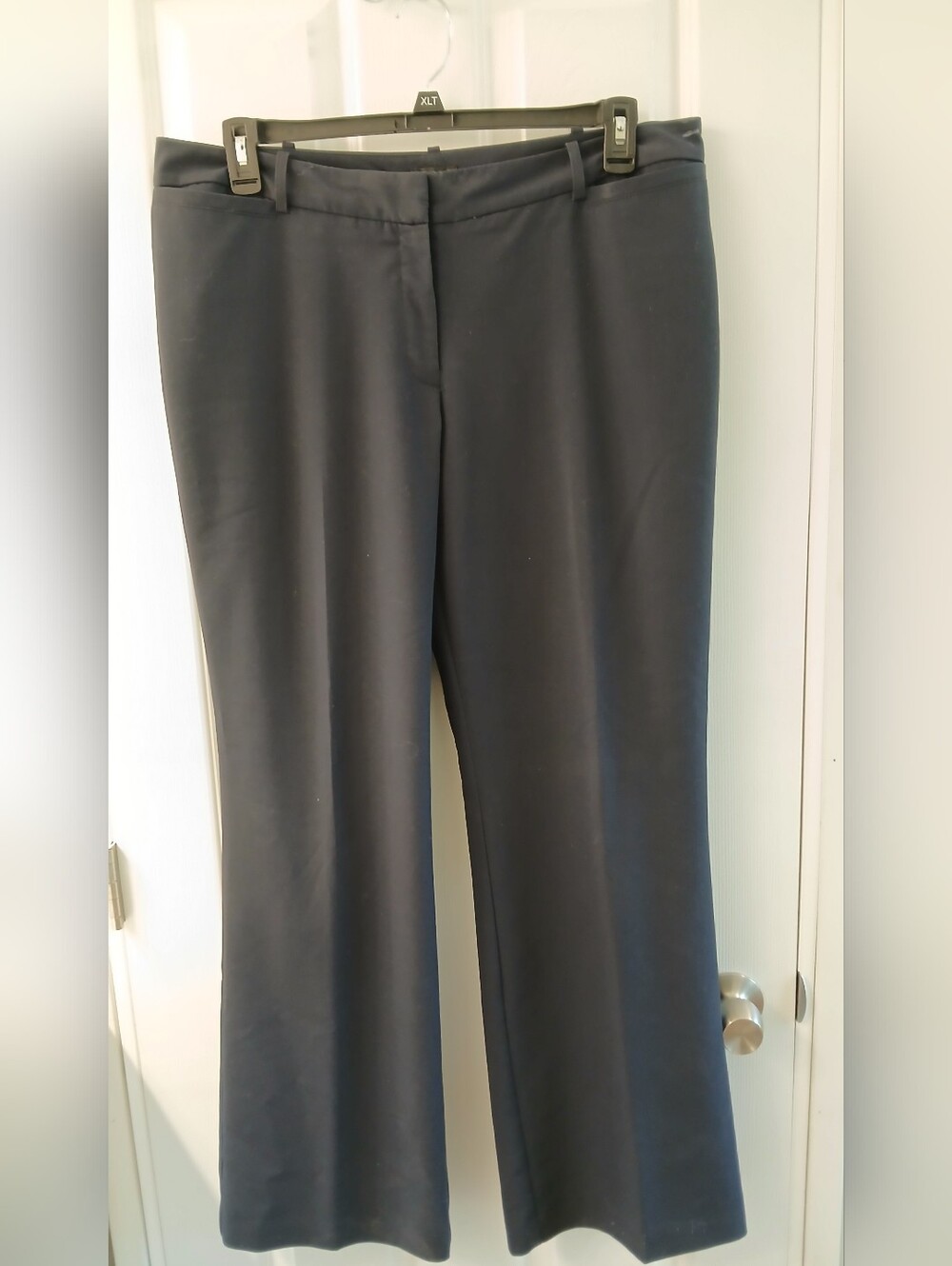 Worthington Curvy Fit Navy Trousers – Size 16 – Wide‑Leg – Gently Used